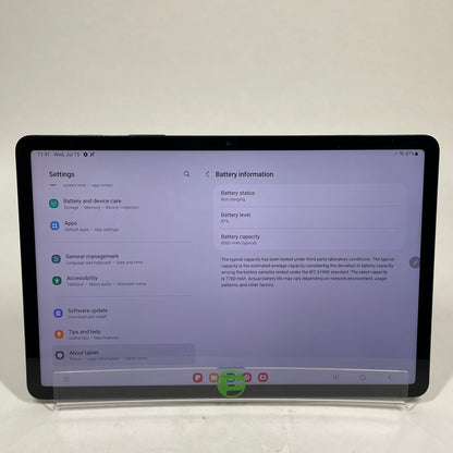 WiFi Only Samsung Galaxy Tab S7 11.0" 256GB Mystic Black SM-T870