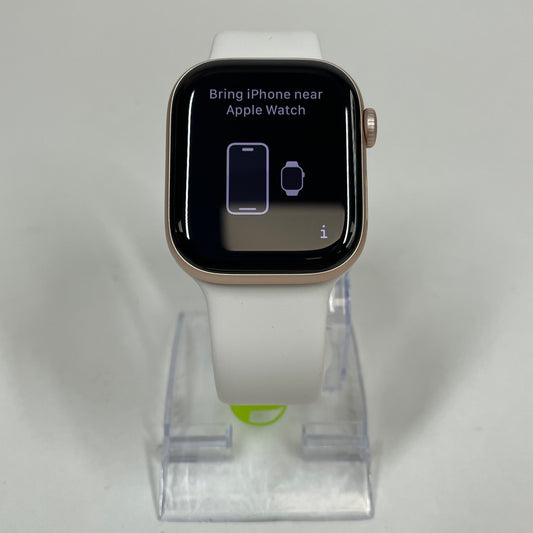 GPS Only Apple Watch Series 11 42MM Rose Gold Aluminum Light Blush Sport Band MEU04LW/A
