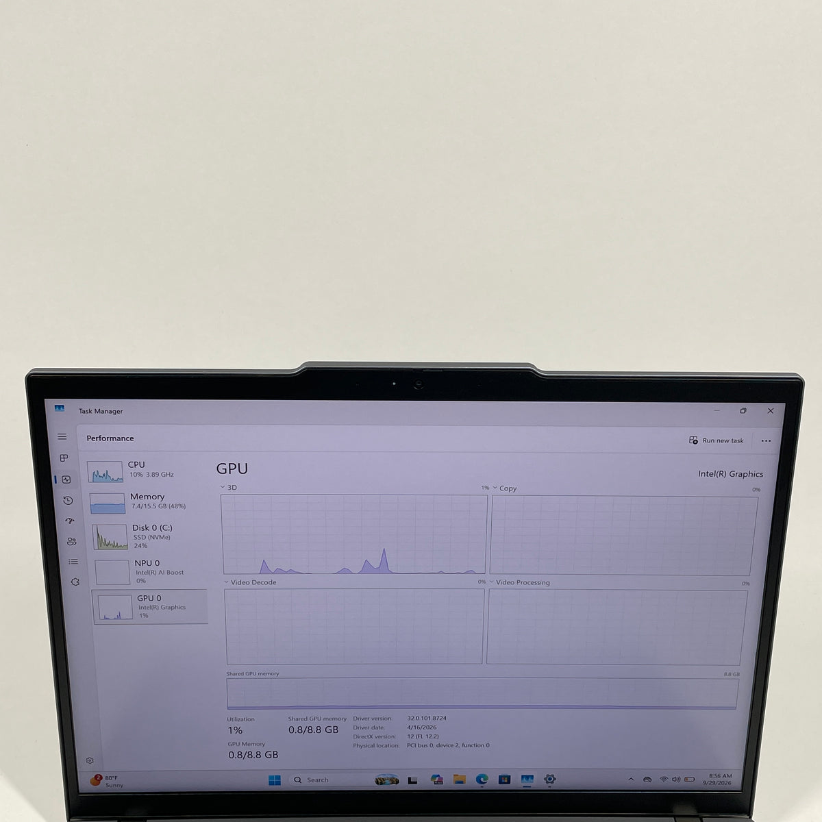 Lenovo ThinkPad T14 Gen 5 21ML-0089US 14" Core Ultra 7 155U 1.7GHz 16GB RAM 512GB SSD