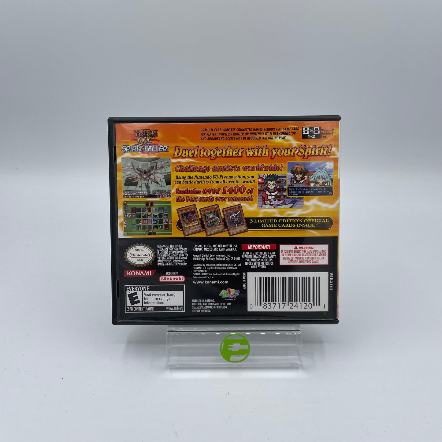 Yu-Gi-Oh GX Spirit Caller (Nintendo DS, 2007)