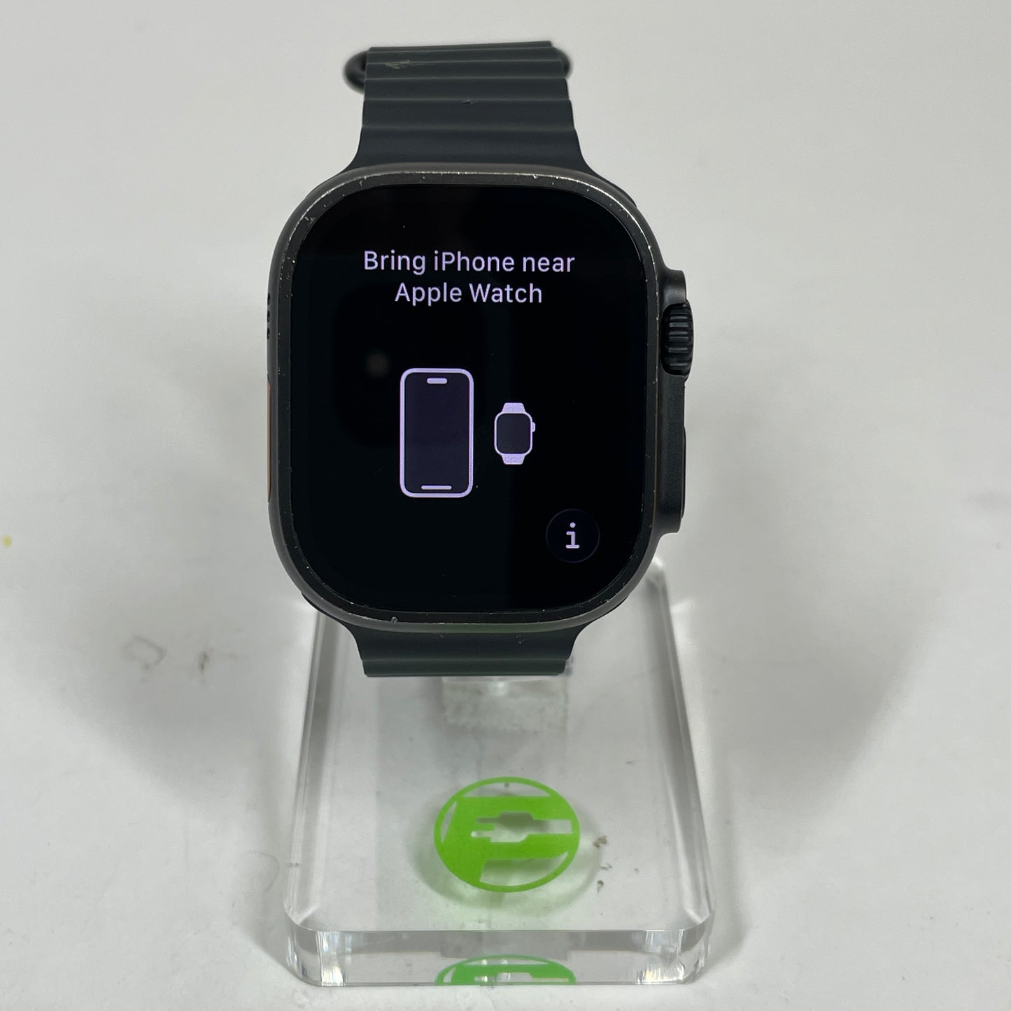 Unlocked Apple Watch Ultra 2 49MM Black Titanium Black Ocean Band MX4P3LW/A