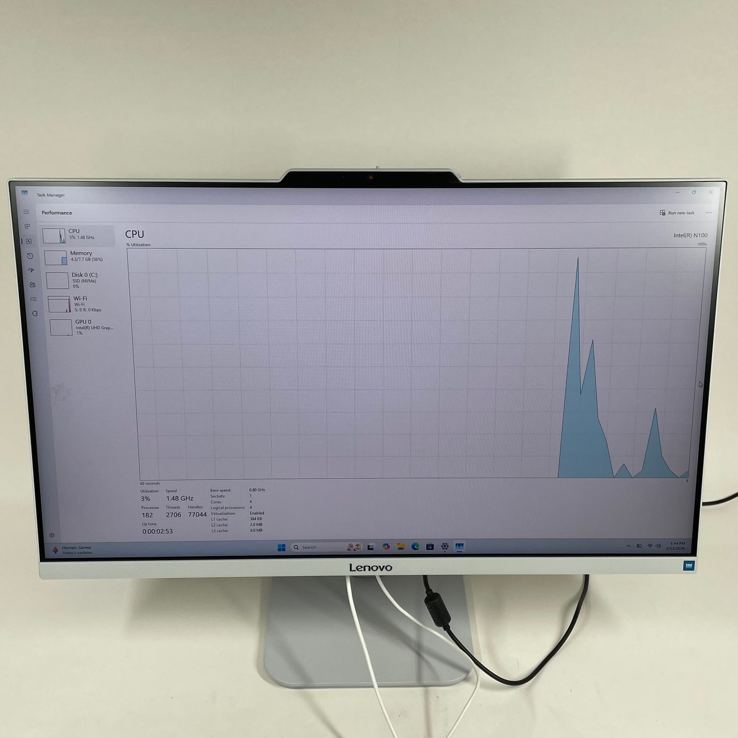 Lenovo ThinkCentre A100 N100 3.40GHz 8GB RAM 256GB SSD