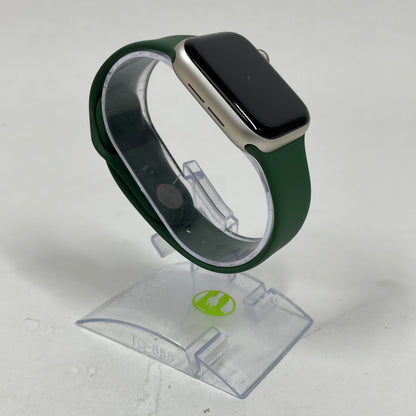 GPS Only Apple Watch SE 2nd Gen 40MM Starlight Aluminum Clover Sport Band MXEF3LL/A