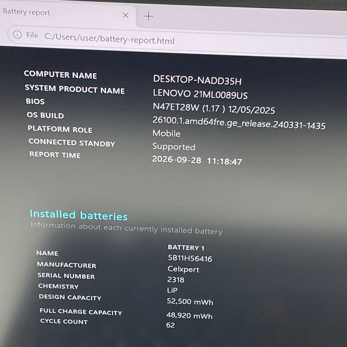 Lenovo ThinkPad T14 Gen 5 21ML-0089US 14" Core Ultra 7 155U 1.7GHz 16GB RAM 512GB SSD