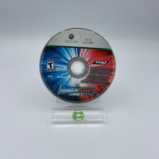 WWE Smackdown vs. Raw 2007 (Microsoft Xbox 360, 2006)
