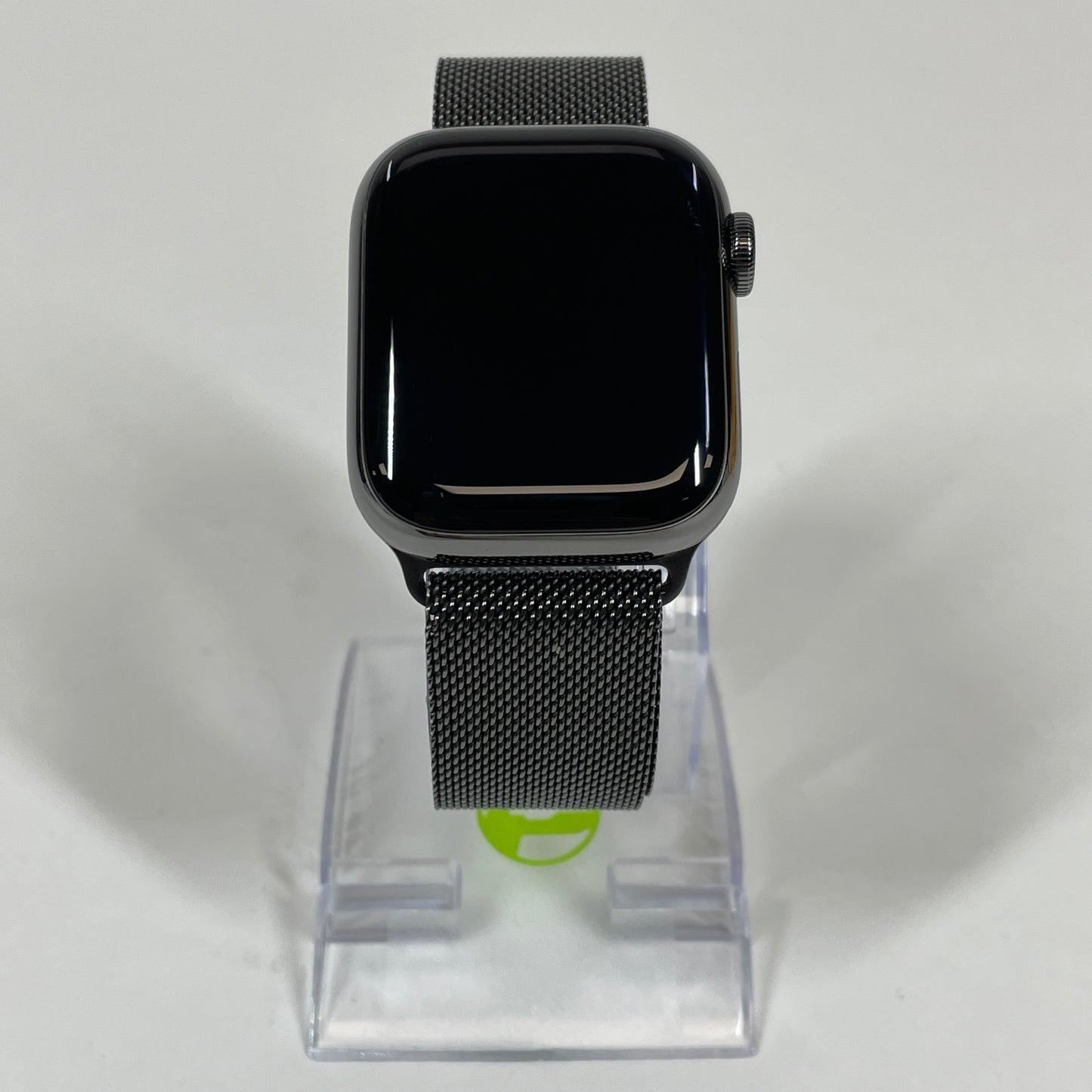 Unlocked Apple Watch Series 8 41MM Graphite Stainless Steel Milanese Loop MNJL3LL/A