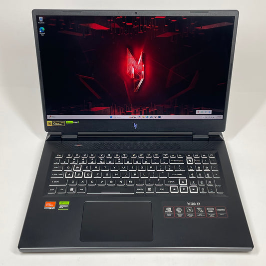 Acer Nitro 17 N23Q4 17.3" Ryzen 7 7840HS 3.8GHz 16GB RAM 1TB SSD GeForce RTX 4050