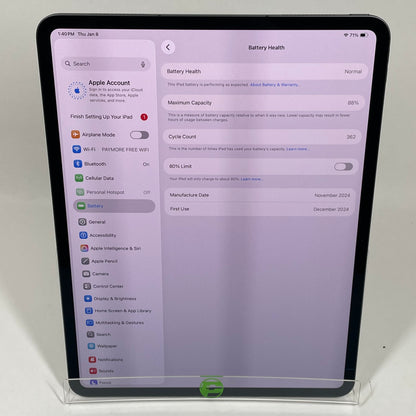 WiFi Only Apple iPad Pro 13" M4 1TB 26.2 Space Black MWRY3LL/A