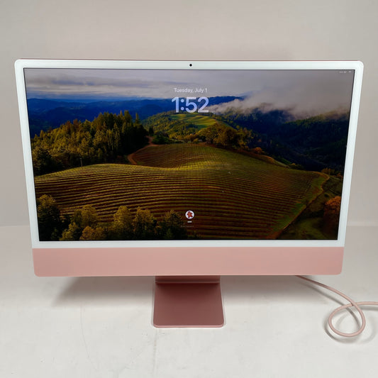 2021 Apple iMac 24" M1 3.2GHz 8GB RAM 256GB SSD Pink Z12Y000NTLL/A