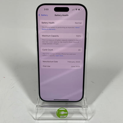 T-Mobile Apple iPhone 16 Pro 128GB 18.5 Black MYM93LL/A