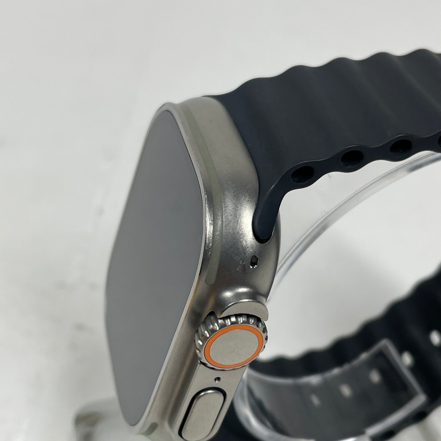 Unlocked Apple Watch Ultra 49MM Natural Titanium Black Ocean Band NNH83LW/A