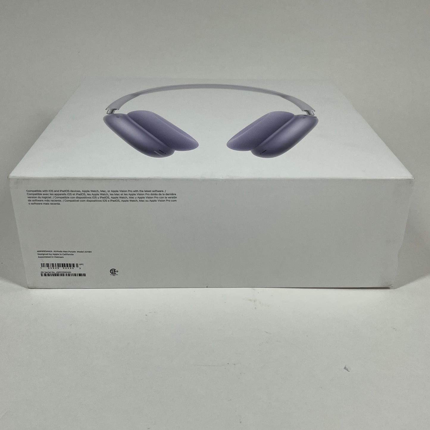 Apple AirPods Max USB-C Wireless Over-Ear Headphones Purple MWW83AM/A