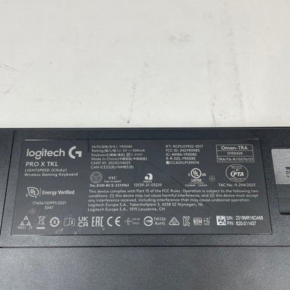 Logitech PRO X TKL LIGHTSPEED (Clicky) Wireless Gaming Keyboard