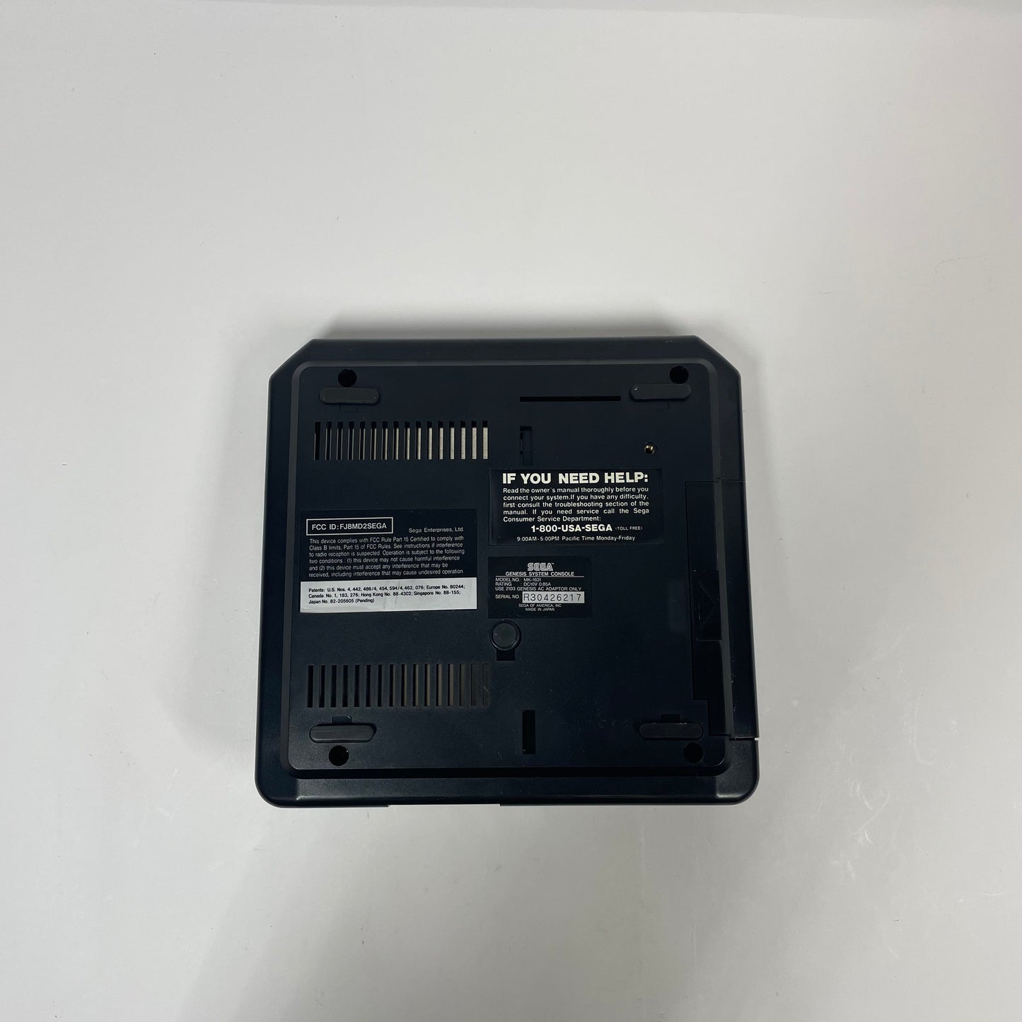 Sega Genesis Video Game Console Black MK-1631