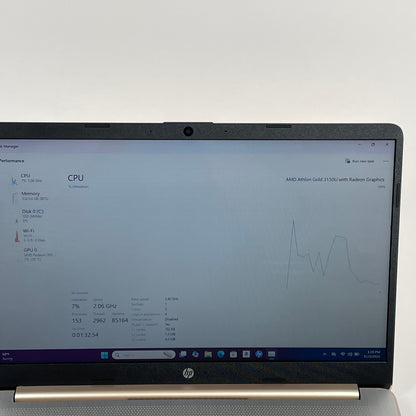 HP Laptop 15-ef1077nr 15.6" Athlon Gold 3150U 2.4GHz 4GB RAM 256GB SSD