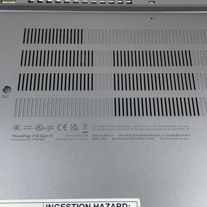 Lenovo ThinkPad T14 Gen 5 21ML-0089US 14" Core Ultra 7 155U 1.7GHz 16GB RAM 512GB SSD