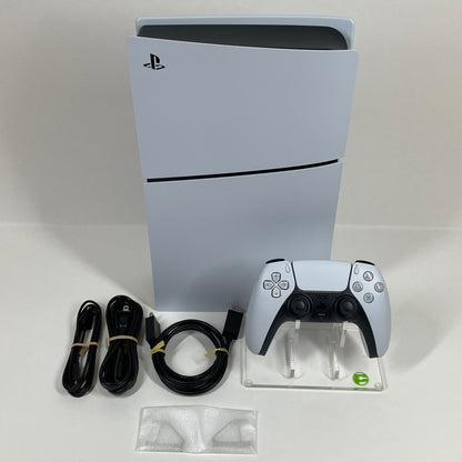 Sony PlayStation 5 Slim Disc Edition PS5 1TB White Console Gaming System CFI-2115