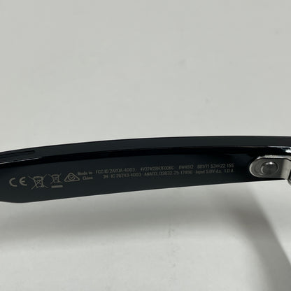 Ray-Ban Meta Wayfarer Gen 2 Shiny Black Standard RW4012 601/71 AI Smart Glasses