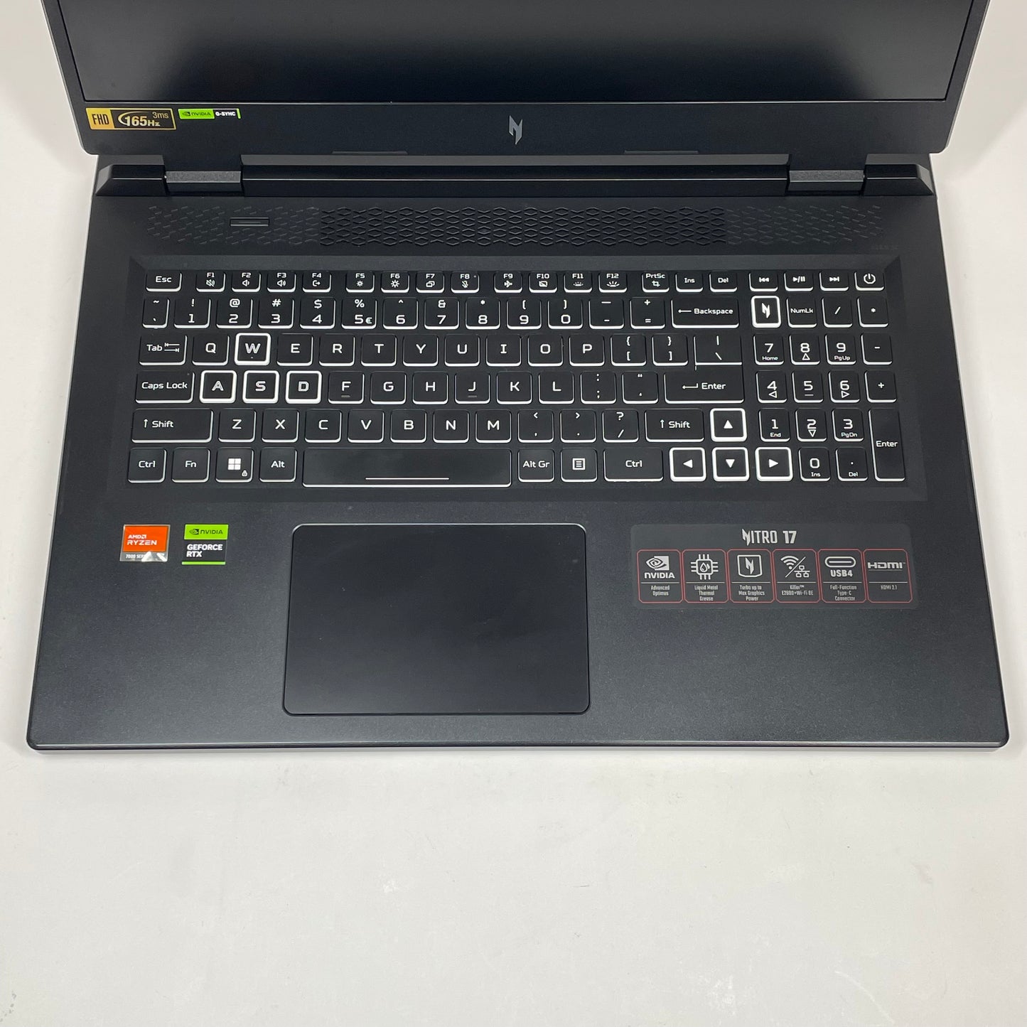 Acer Nitro 17 N23Q4 17.3" Ryzen 7 7840HS 3.8GHz 16GB RAM 1TB SSD GeForce RTX 4050