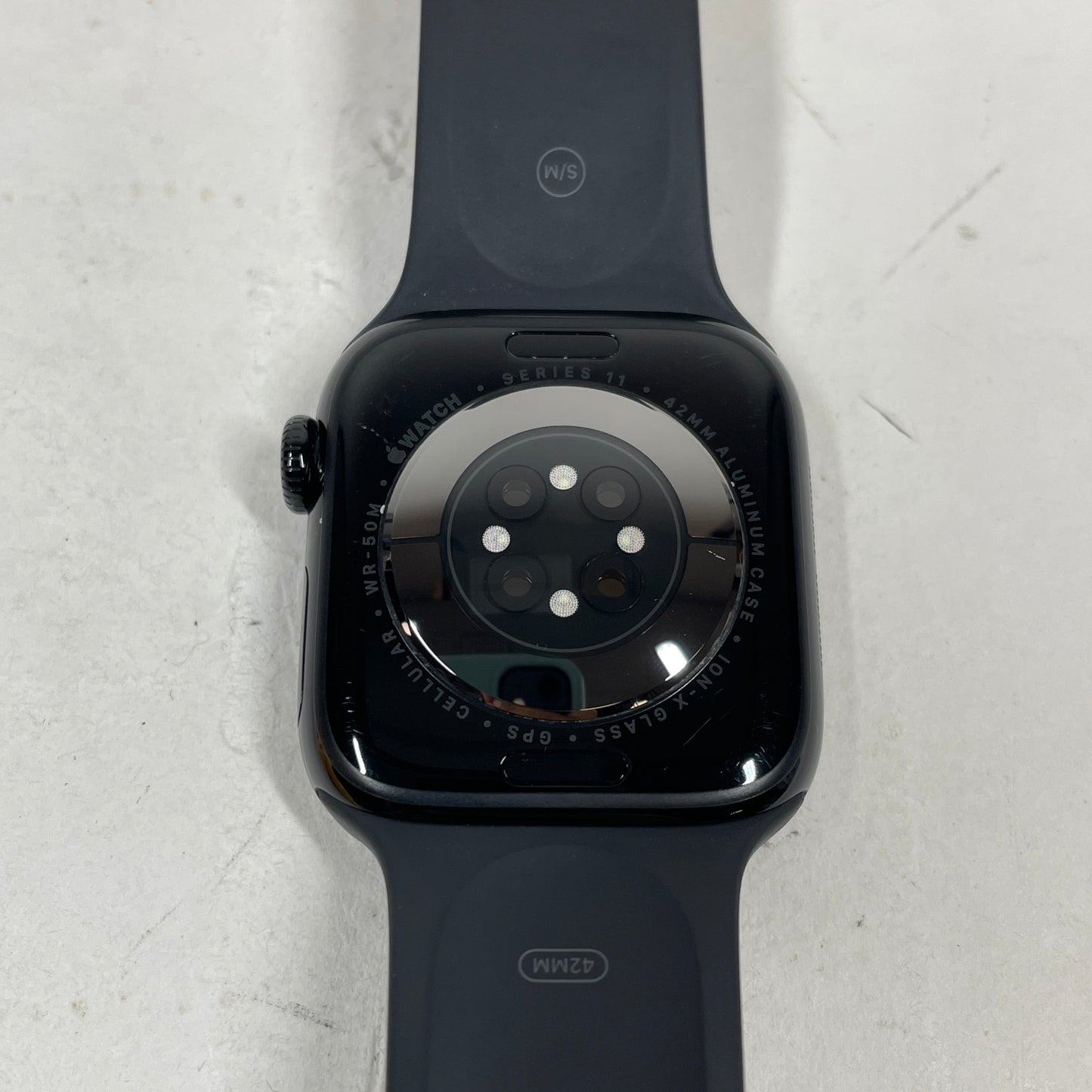 GPS Only Apple Watch Series 11 42MM Jet Black Aluminum Black Sport Band MF834LW/A