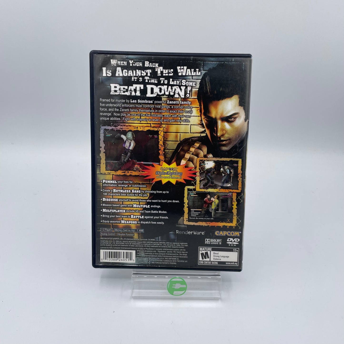Beat Down Fists of Vengeance (Sony PlayStation 2 PS2, 2005)