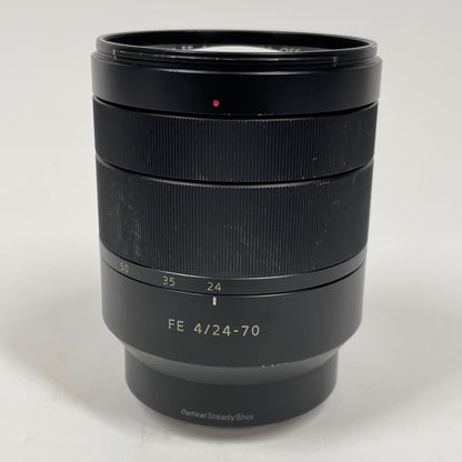 Sony Carl Zeiss Vario-Tessar FE 24-70mm f/4 E-Mount Full Frame ZA OSS Lens