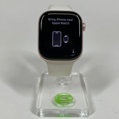 GPS Only Apple Watch Series 11 46MM Rose Gold Aluminum Light Blush Sport Band MFCJ4LW/A
