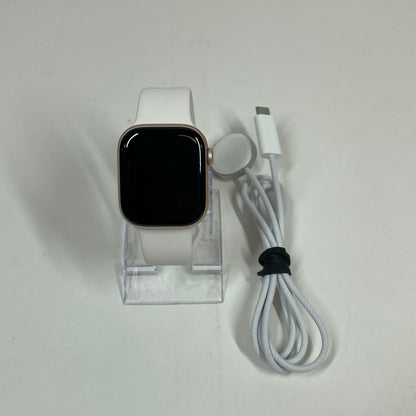 GPS Only Apple Watch Series 11 42MM Rose Gold Aluminum Light Blush Sport Band MEU04LW/A