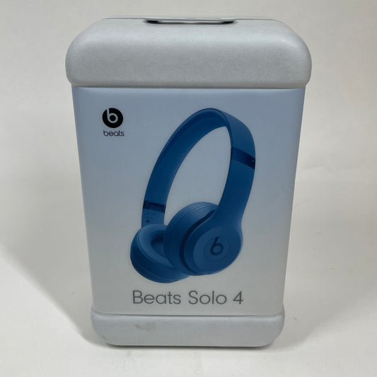 New Beats Solo 4 Wireless On-Ear Bluetooth Headphones Slate Blue MUW43LL/A