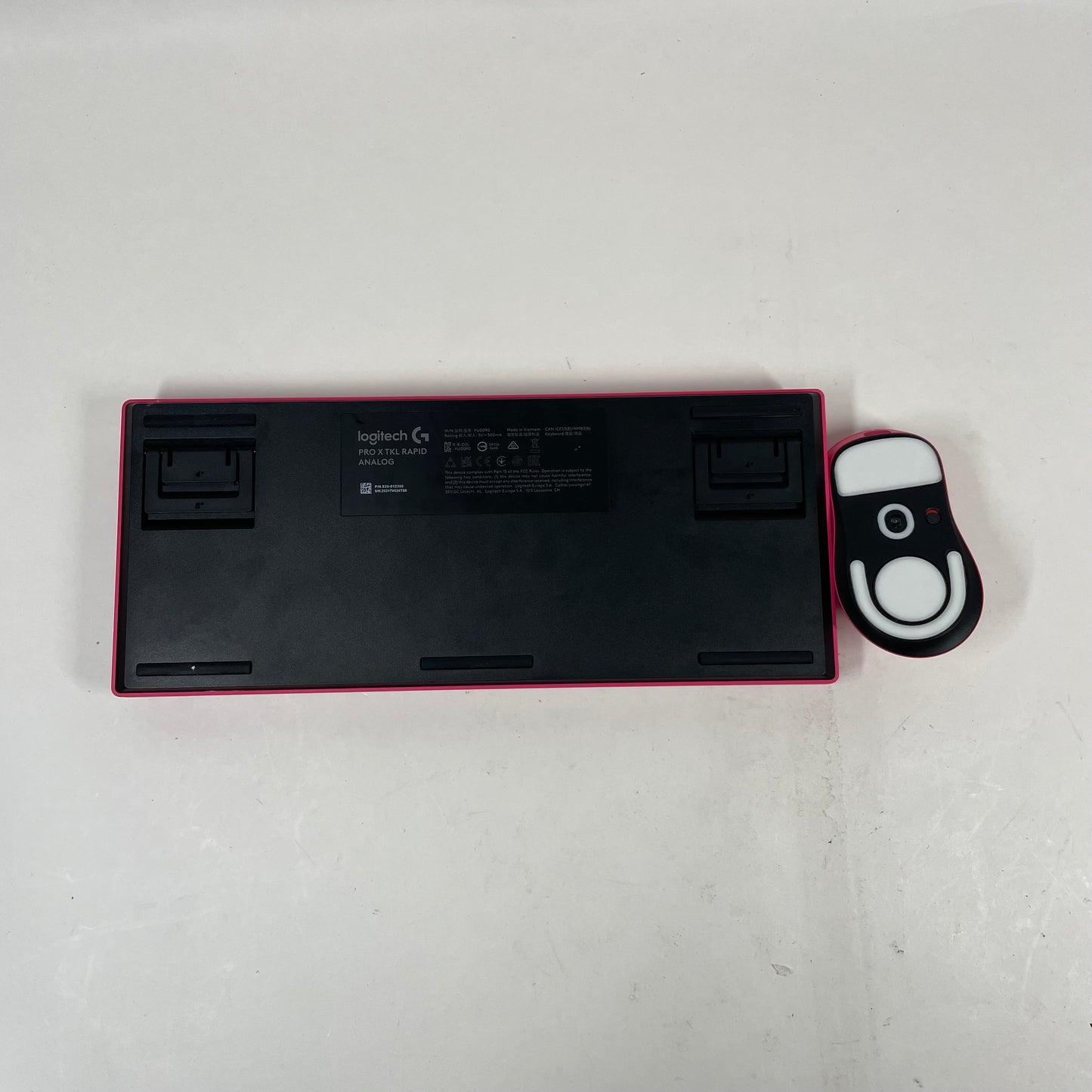 Logitech Pro X TKL Rapid Analog YU0090 Wireless Keyboard Mouse Combo Pink