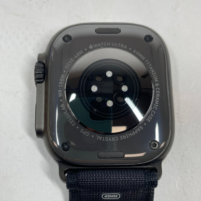 Unlocked Apple Watch Ultra 3 49MM Black Titanium Black Alpine Loop MF0V4LW/A