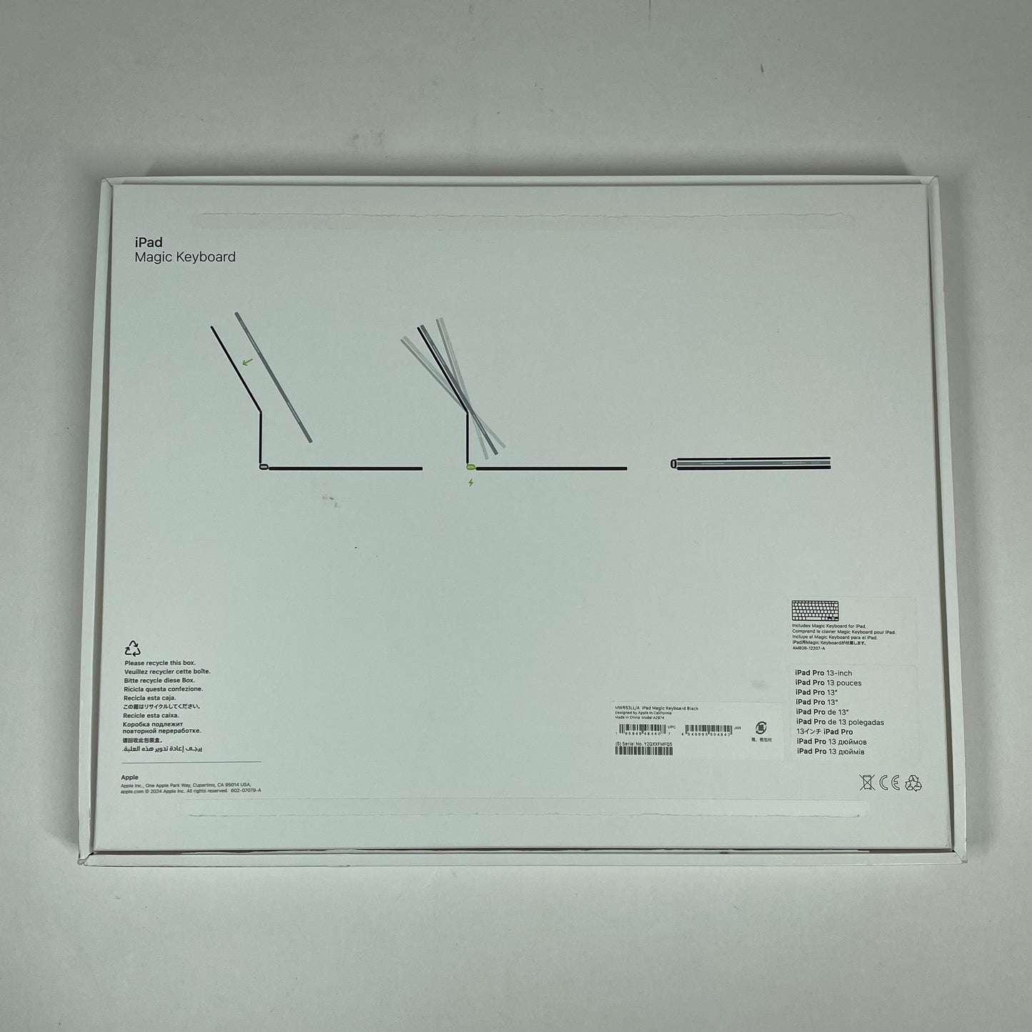 Apple Magic Keyboard Folio 13" Keyboard Folio Case Black MWR53LL/A