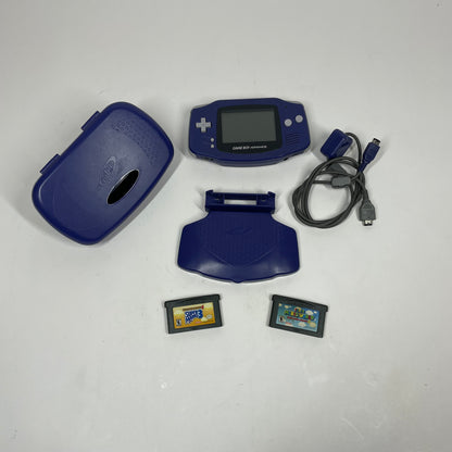 Nintendo Game Boy Advance Handheld Game Console AGB-001 Purple