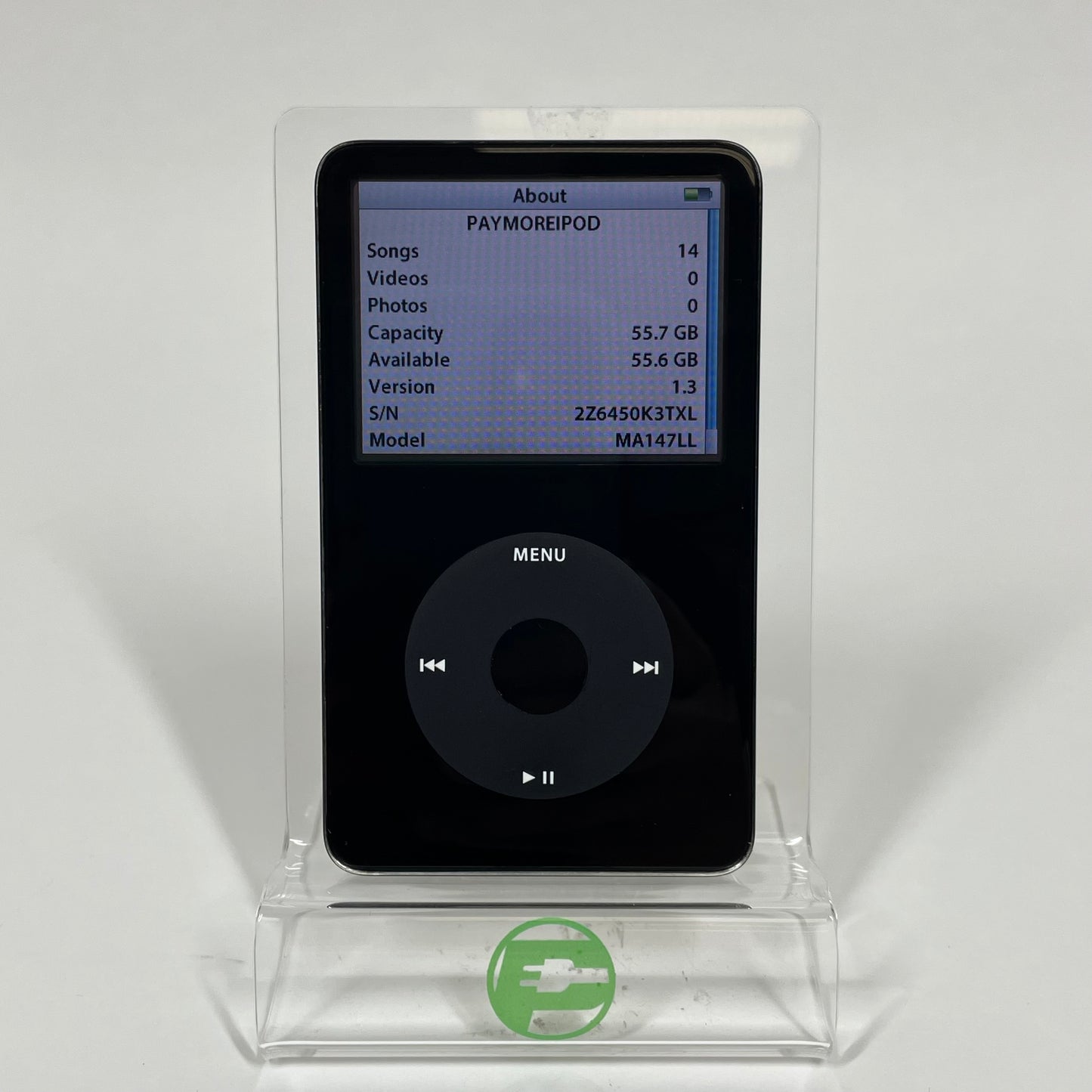 Apple iPod Classic 5th Gen 60GB Black MA147LL/A