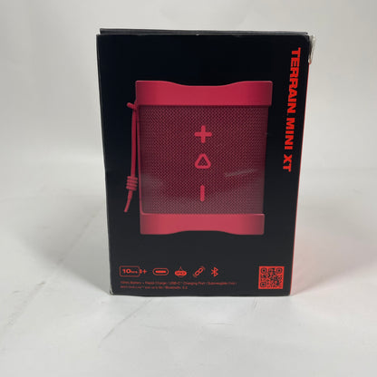 New Skullcandy Terrain Mini XT Waterproof Wireless Bluetooth Speaker Red