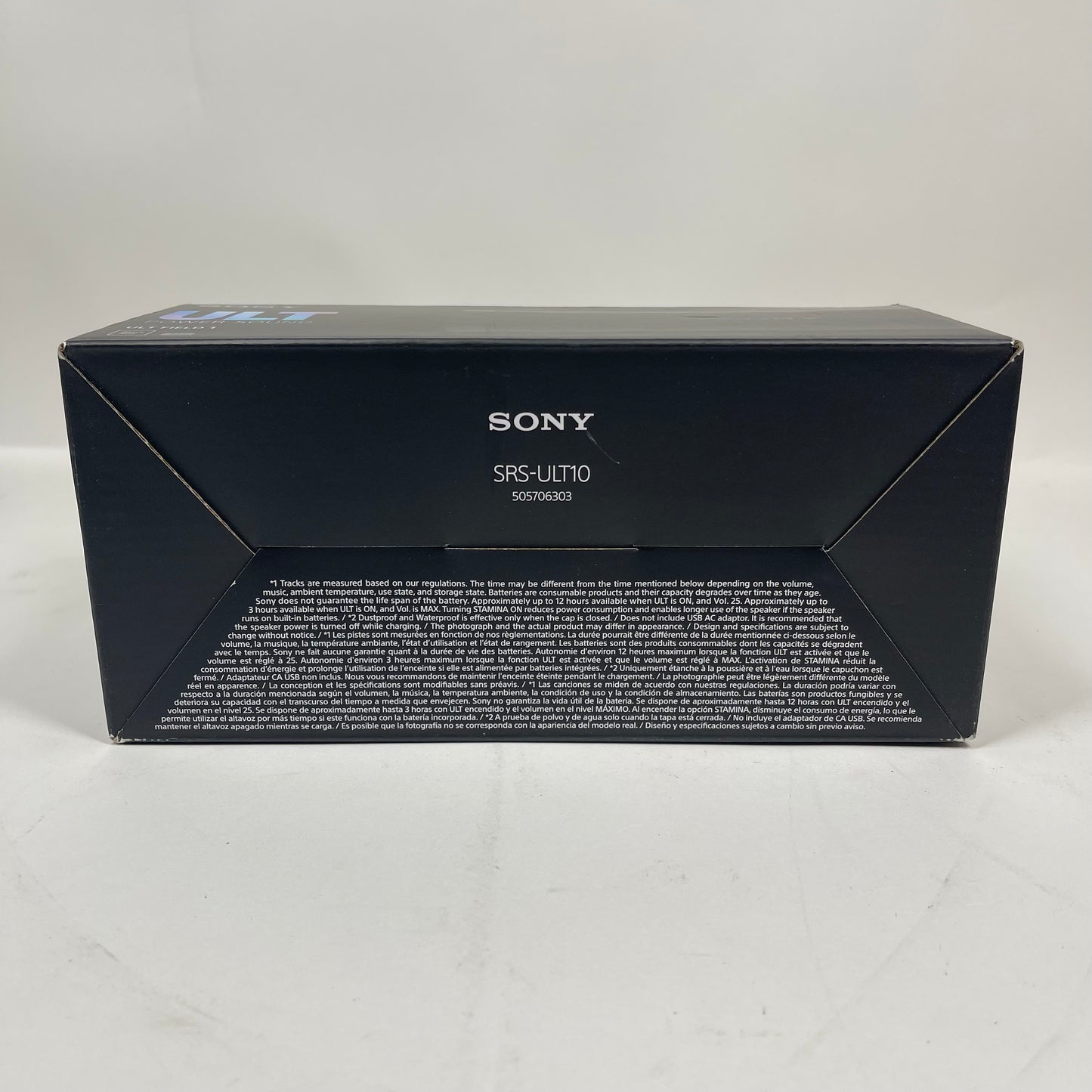 New Sony ULT Power Sound Wireless Speaker Black SRS-ULT10