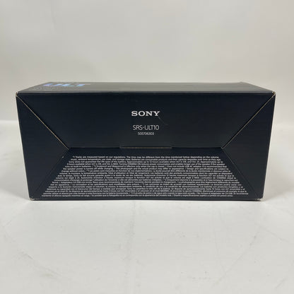 New Sony ULT Power Sound Wireless Speaker Black SRS-ULT10