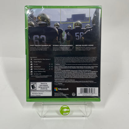 New EA Sports College Football 25 (Microsoft Xbox Series X, 2024)