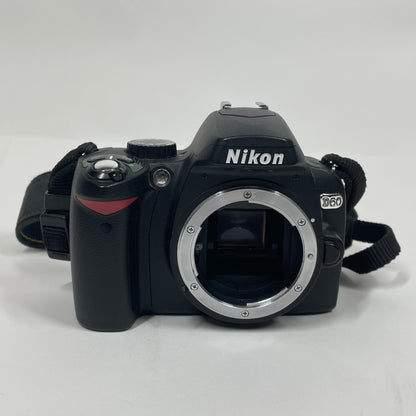 Nikon D60 10.2MP Digital SLR DSLR Camera Body Only