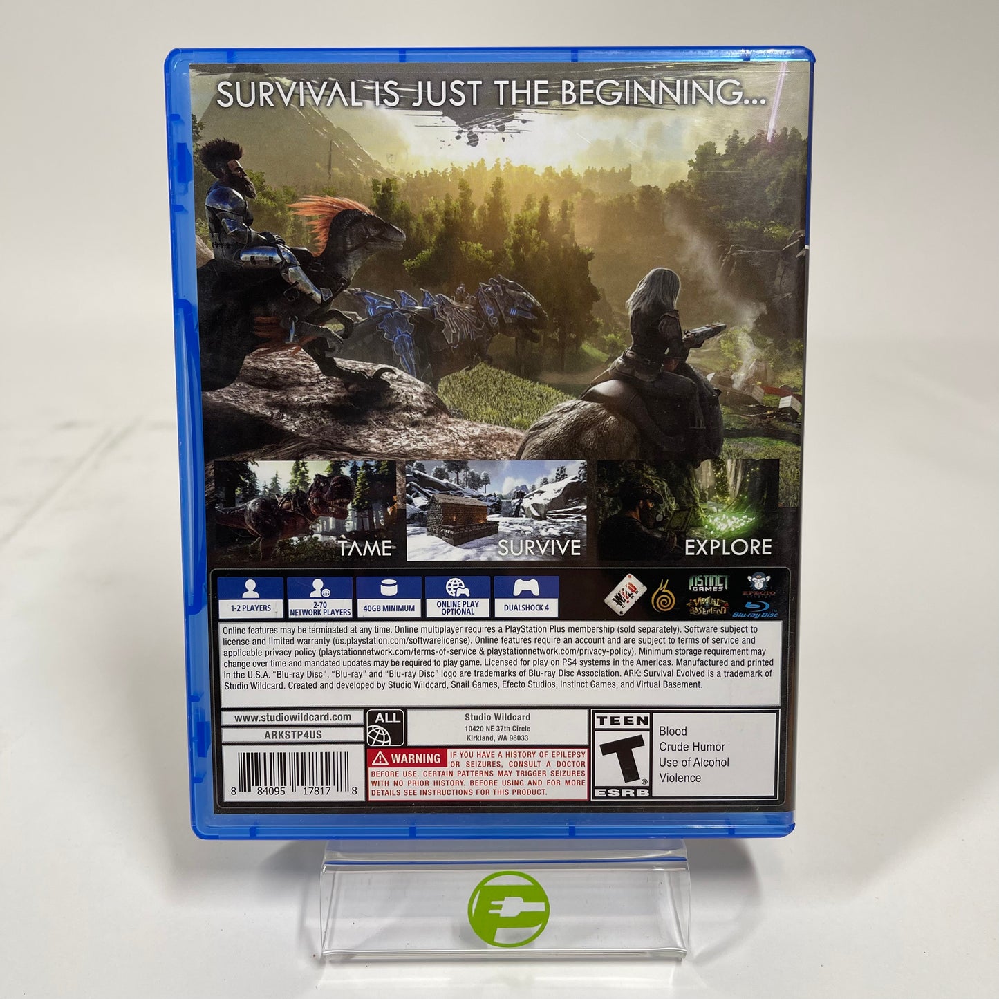 Ark Survival Evolved  (Sony PlayStation 4 PS4,  2017)