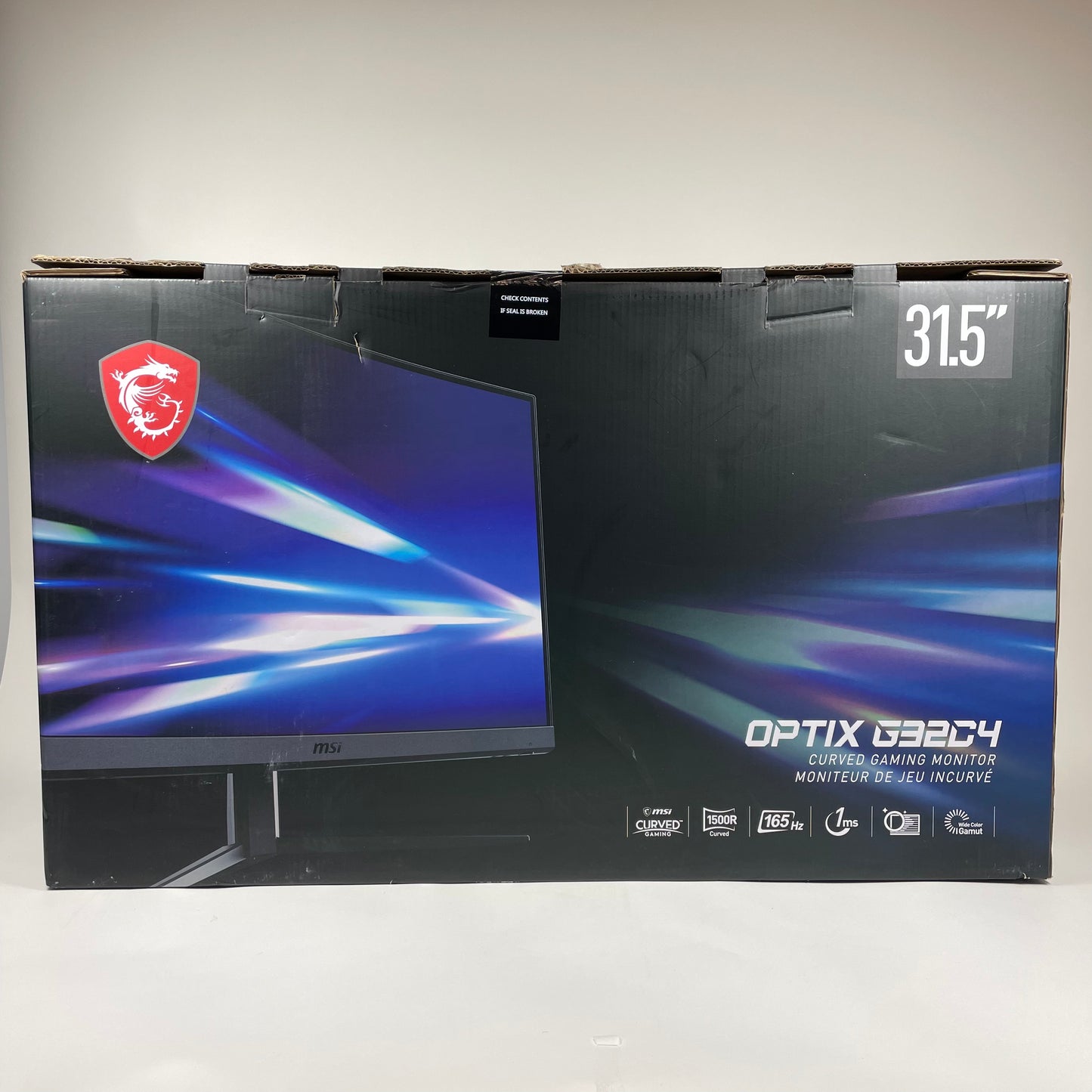 New MSi 31.5" Optix G32D4 FHD VA 165Hz Curved Gaming Monitor