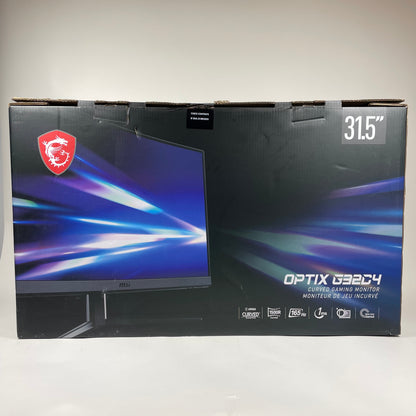 New MSi 31.5" Optix G32D4 FHD VA 165Hz Curved Gaming Monitor