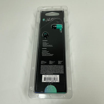 New Skullcandy Jib XT Wired In-Ear Headphones Miami Teal Lot