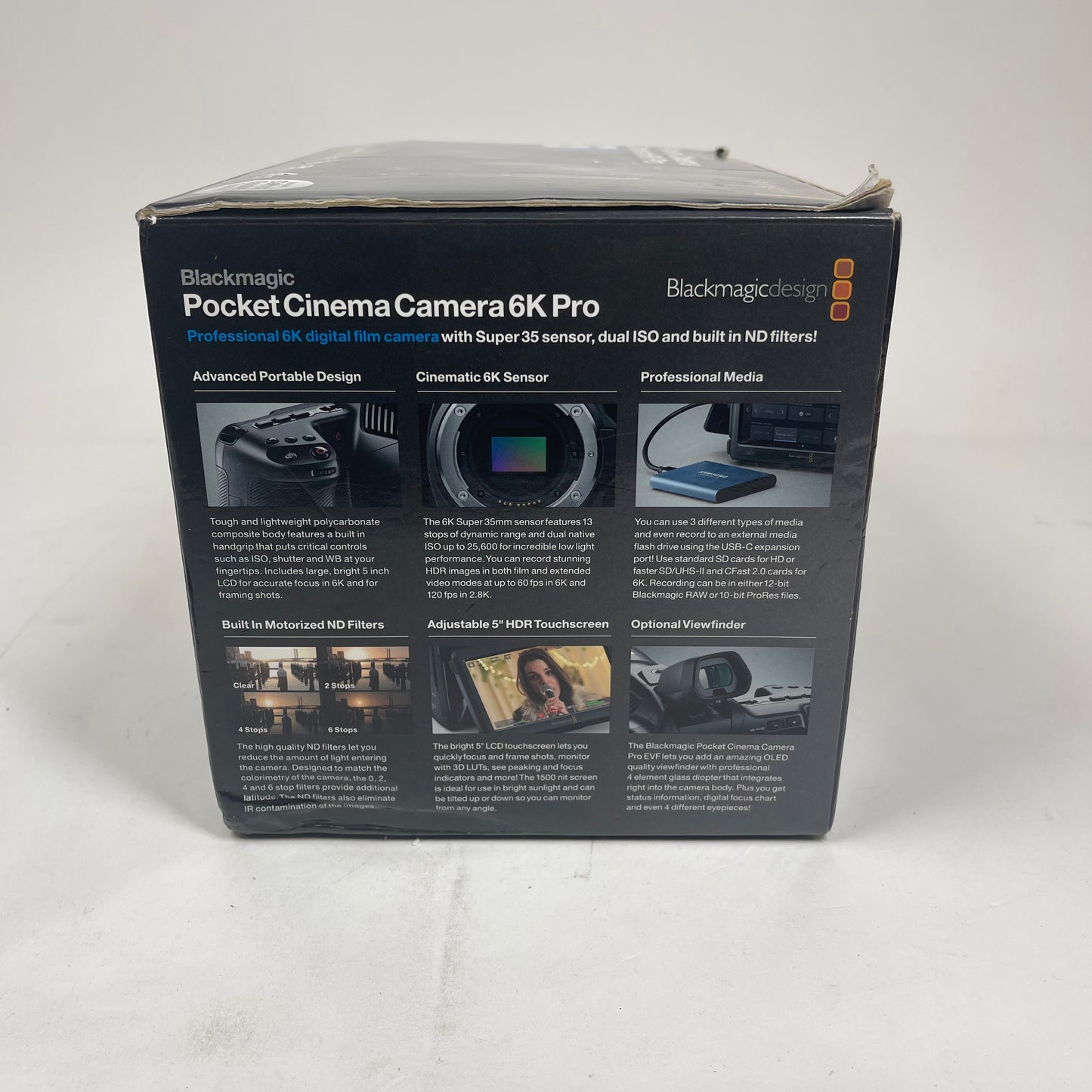 Blackmagic Design Pocket Cinema Camera 6K CINECAMPOCHDEF06P 21.2MP Cinema Camera