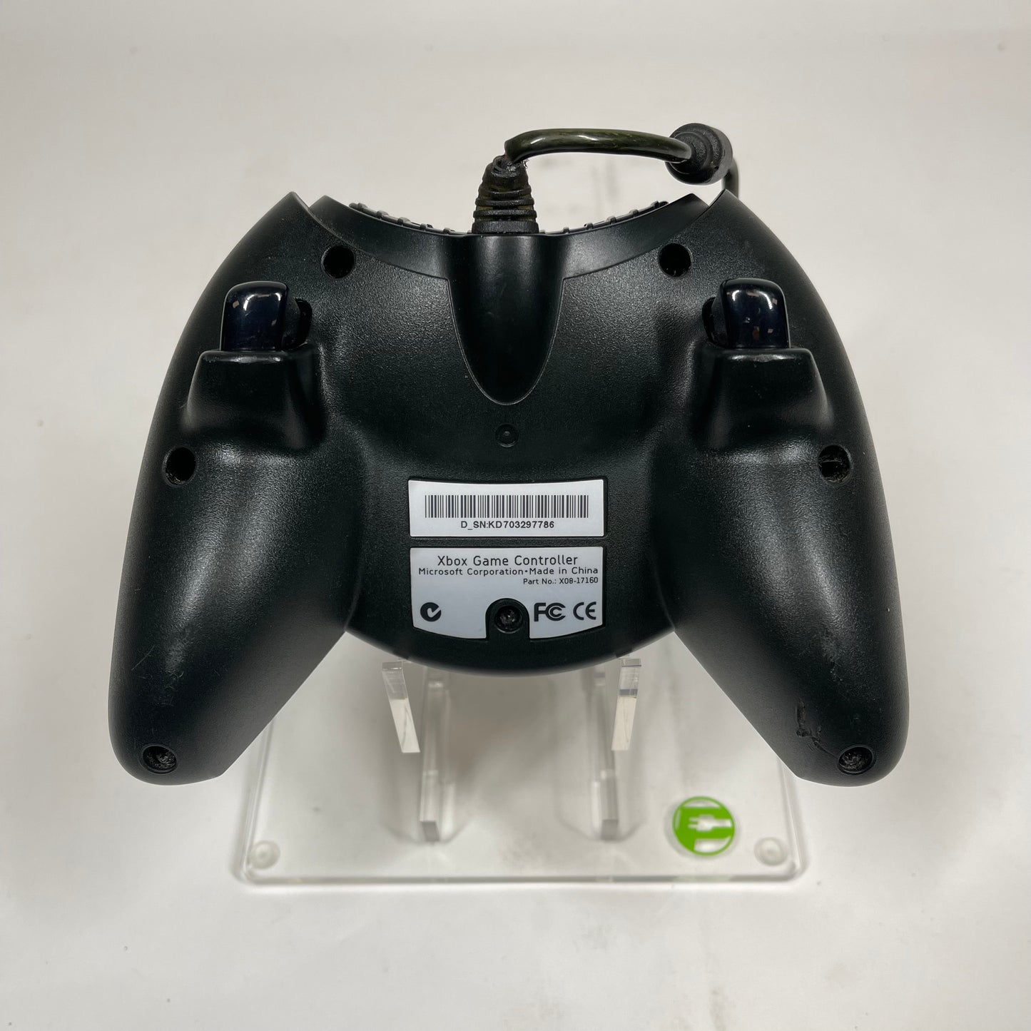 Microsoft Original Xbox Controller Duke Black X08-17160 with Break-Away Cable