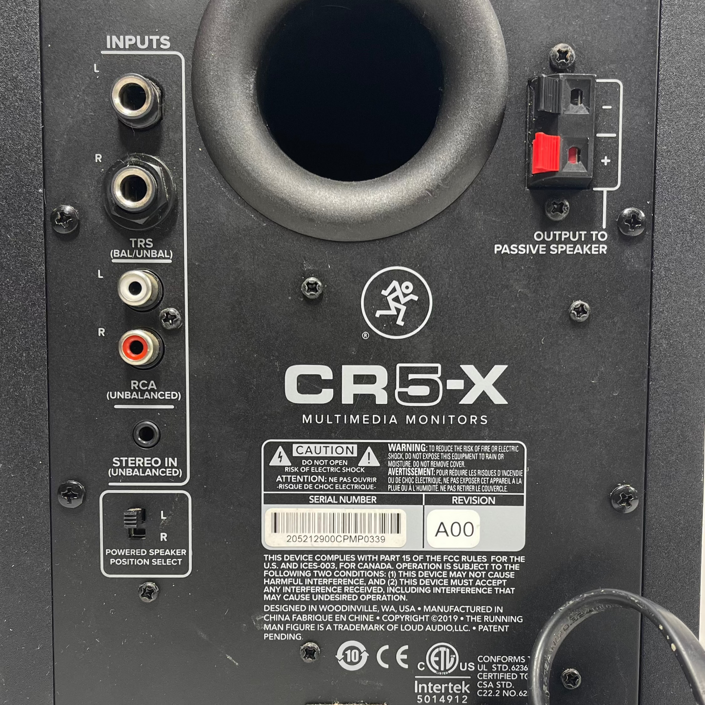 Mackie CR5-X Studio Monitor Black 2052120-00