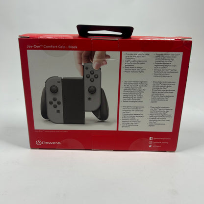 New PowerA Joy-Con Comfort Grip Black Nintendo Switch