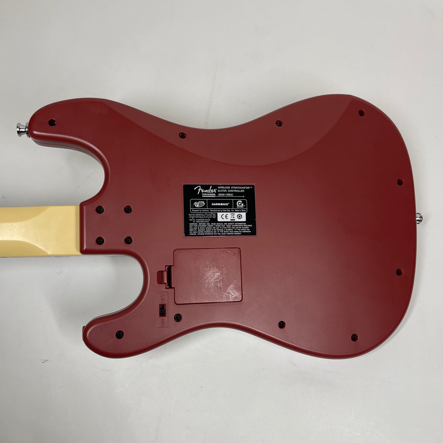 MadCatz Wii Rock Band 3 Fender Stratocaster Red 96561RB3