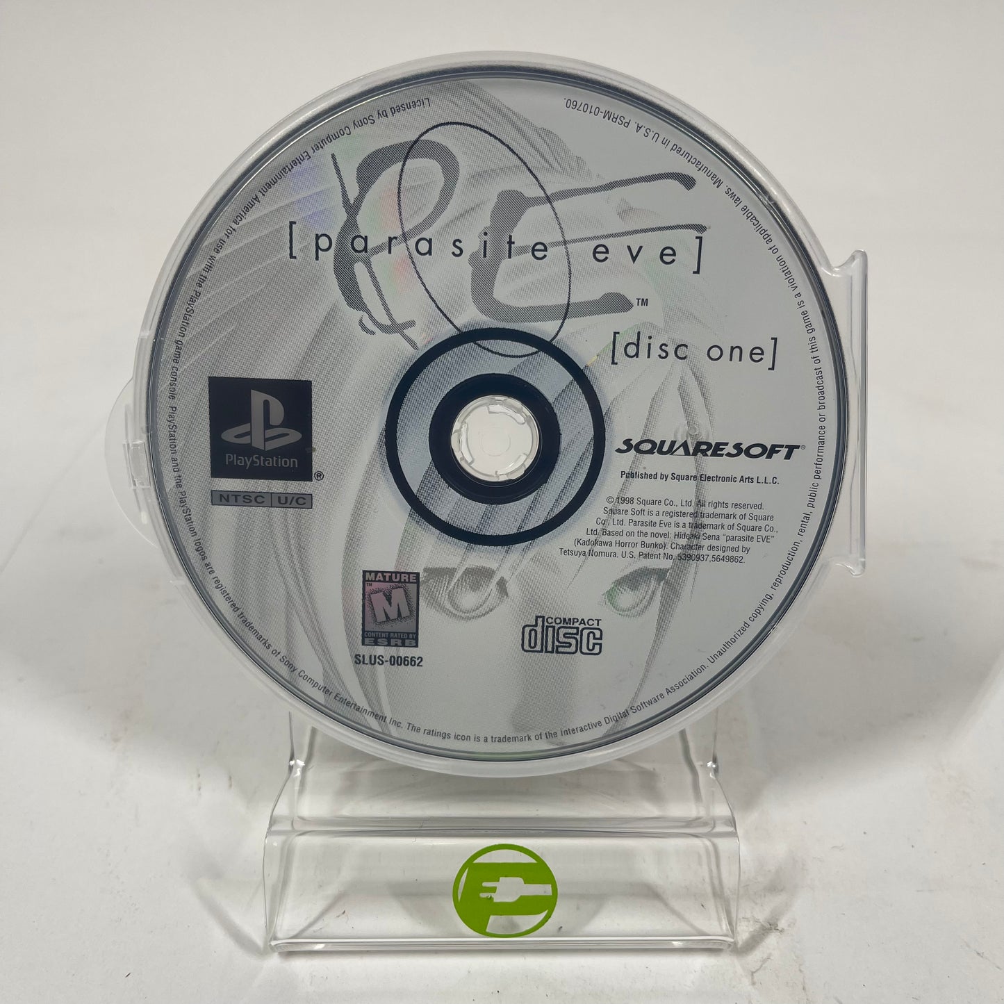 Parasite Eve (Sony PlayStation 1 PS1, 1998)