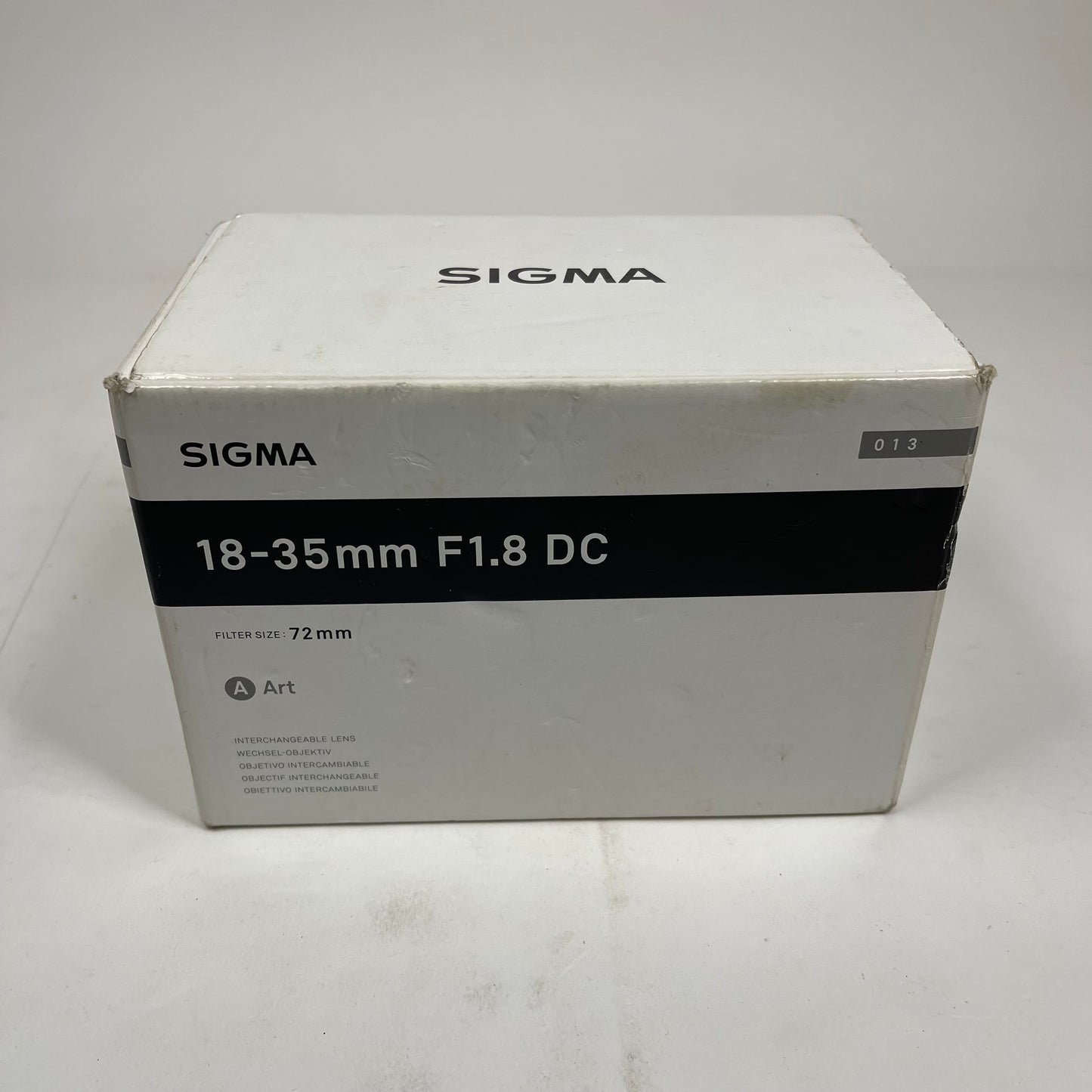 Sigma 18-35mm F1.8 DC HSM 35mm f/1.8 For Canon